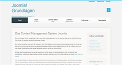 Desktop Screenshot of joomla-grundlagen.de