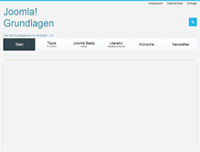 Tablet Screenshot of joomla-grundlagen.de